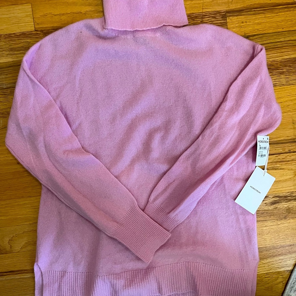 Pink Nordstrom Turtleneck